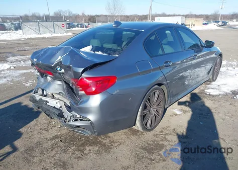 2019 BMW 540I из США, поврежденный, VIN WBAJE5C54KWA98802